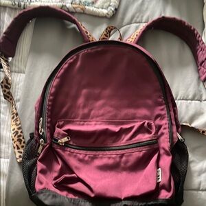 Stylish Burgundy Backpack